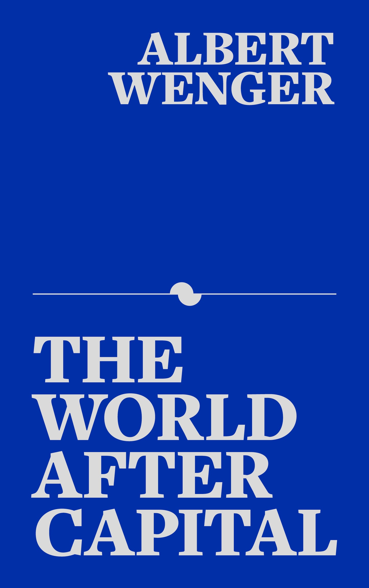 The World After Capital (ePub)